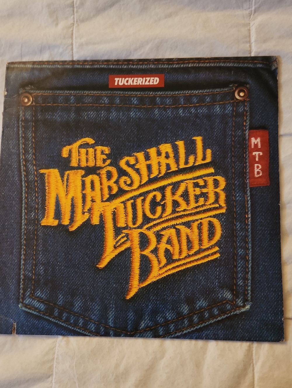 Warner Bros. The Marshall Tucker Band Vinyl Cover - Blue and Yellow